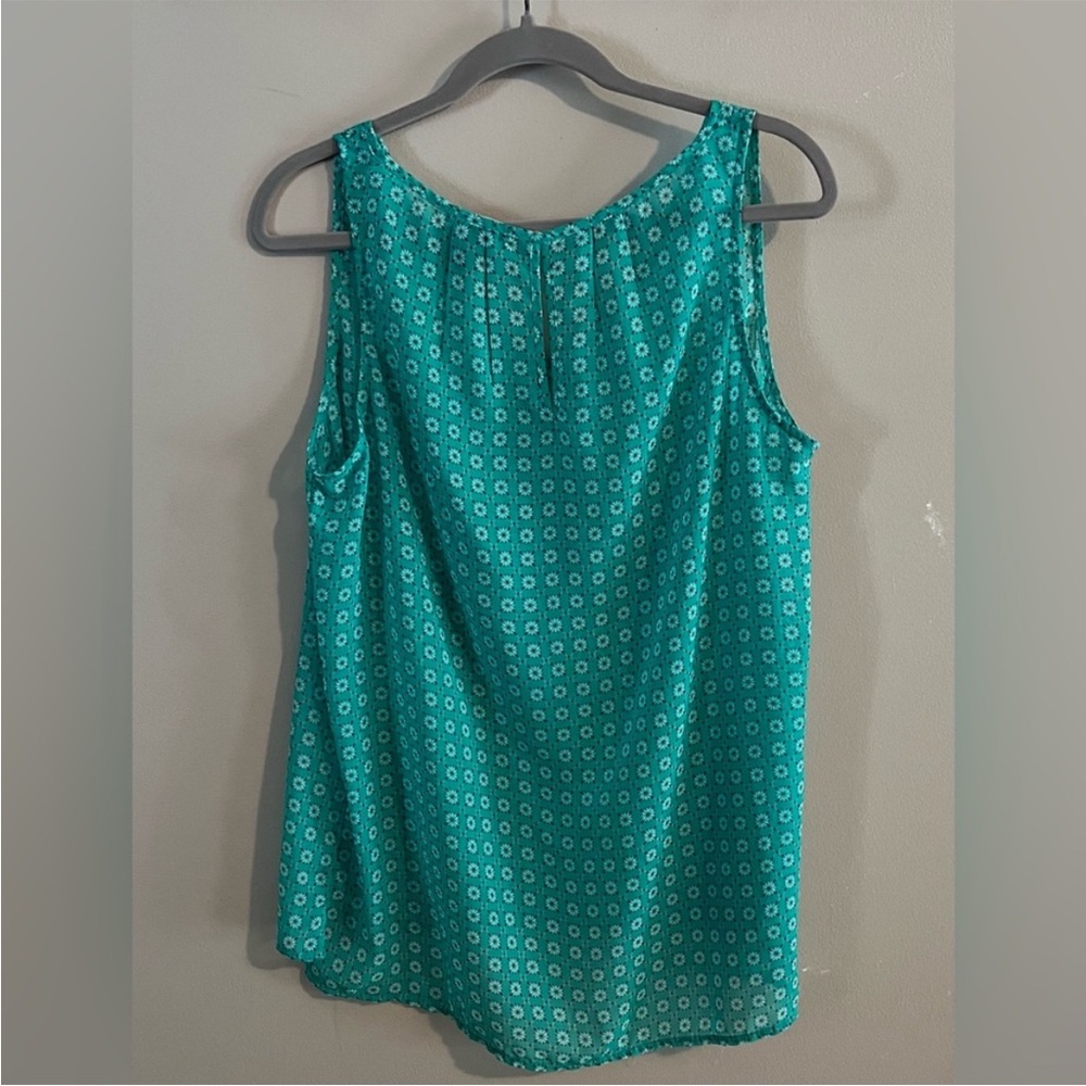 GAP Turquoise Patterned Tank Top - Picture 5 of 5